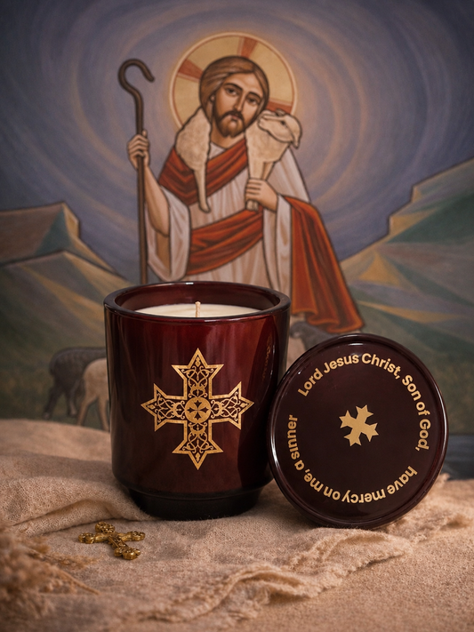 Orthodox Cross Scented Candle