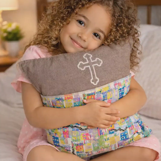 Bible Time Cushion - City Grey