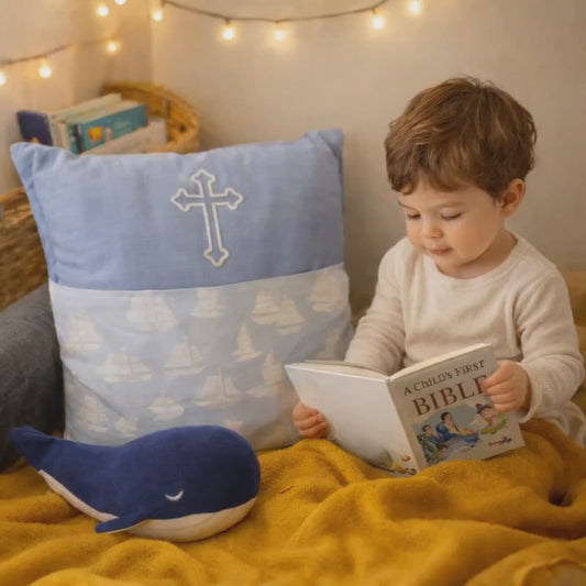 Bible Time Cushion - Ships