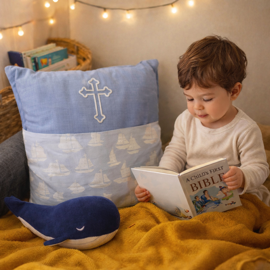 Bible Time Cushion - Ships