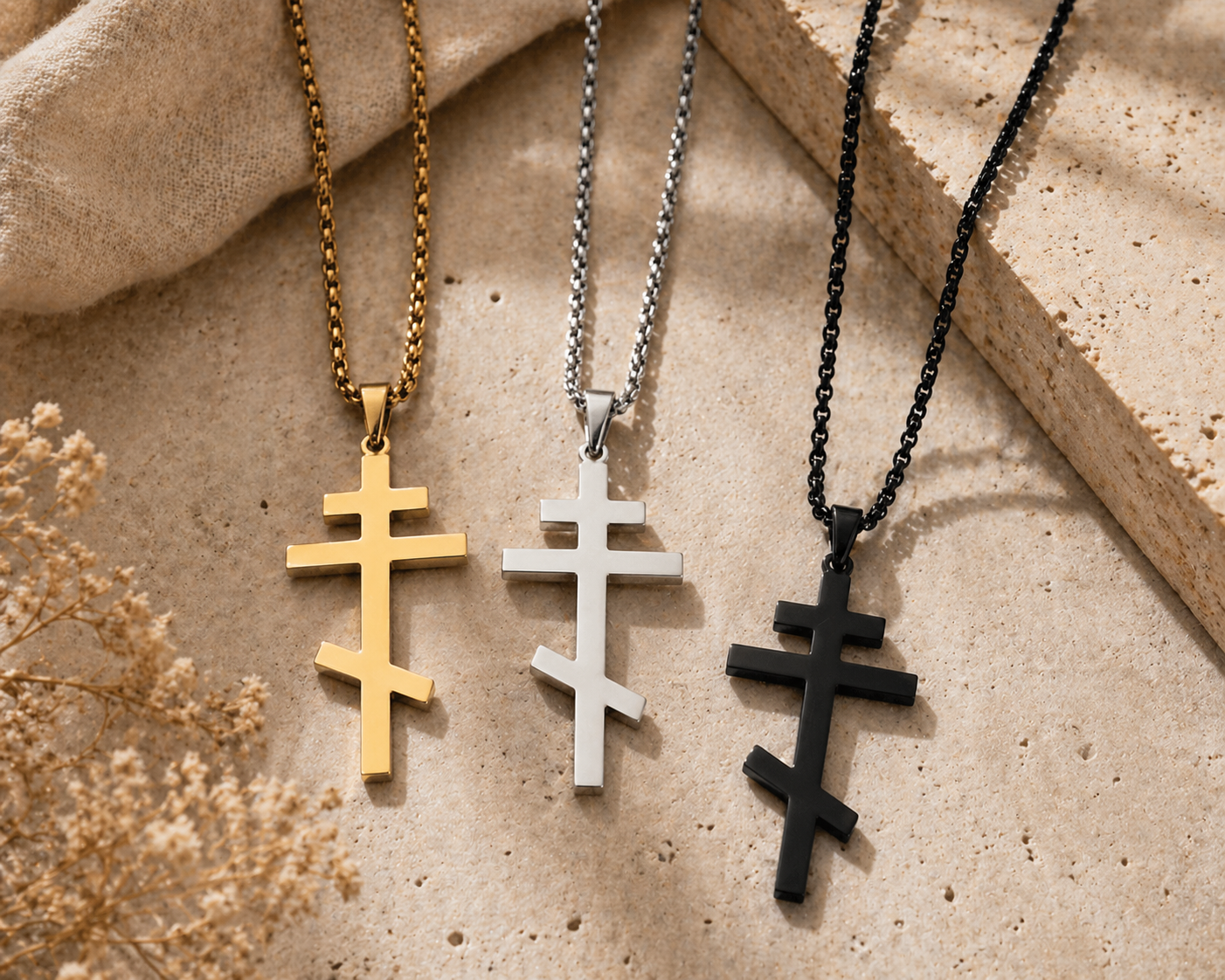 Men's Eastern Orthodox Cross