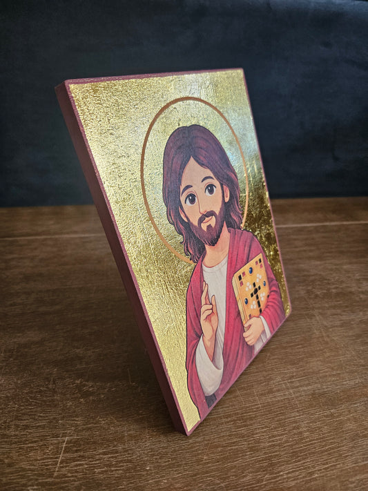 Christ the Pantocrator - Orthodox Icon for Children