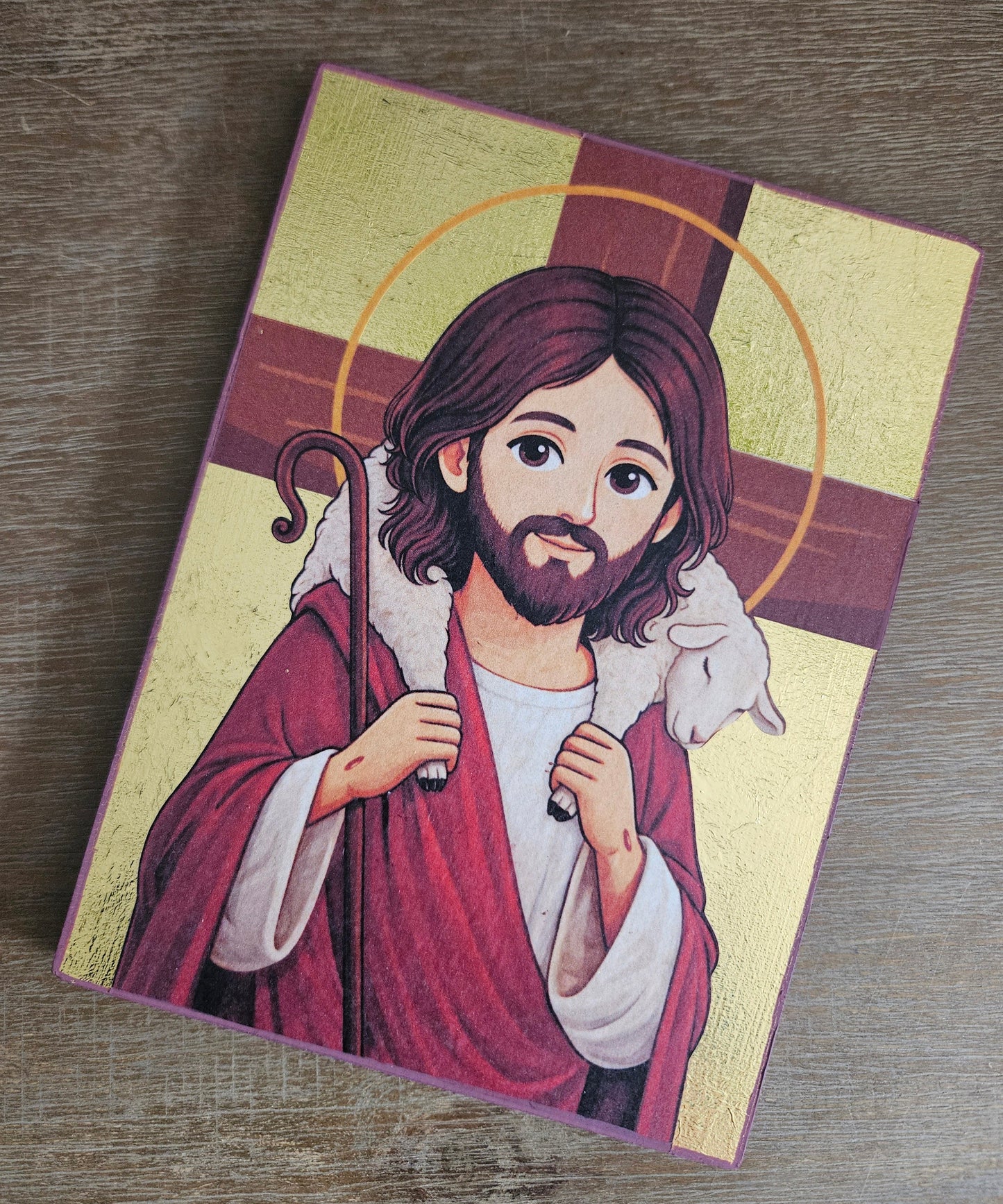Christ the Good Shepherd - Orthodox Icon for Children