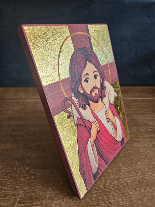 Christ the Good Shepherd - Orthodox Icon for Children