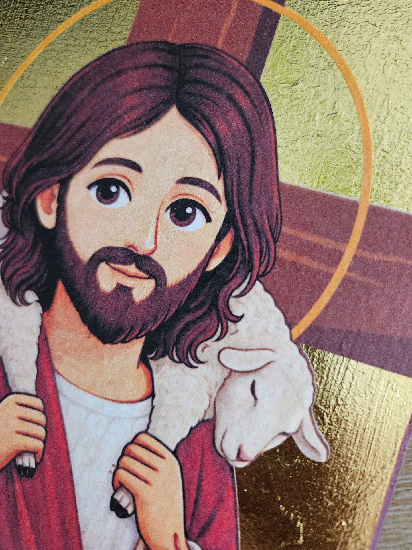 Christ the Good Shepherd - Orthodox Icon for Children