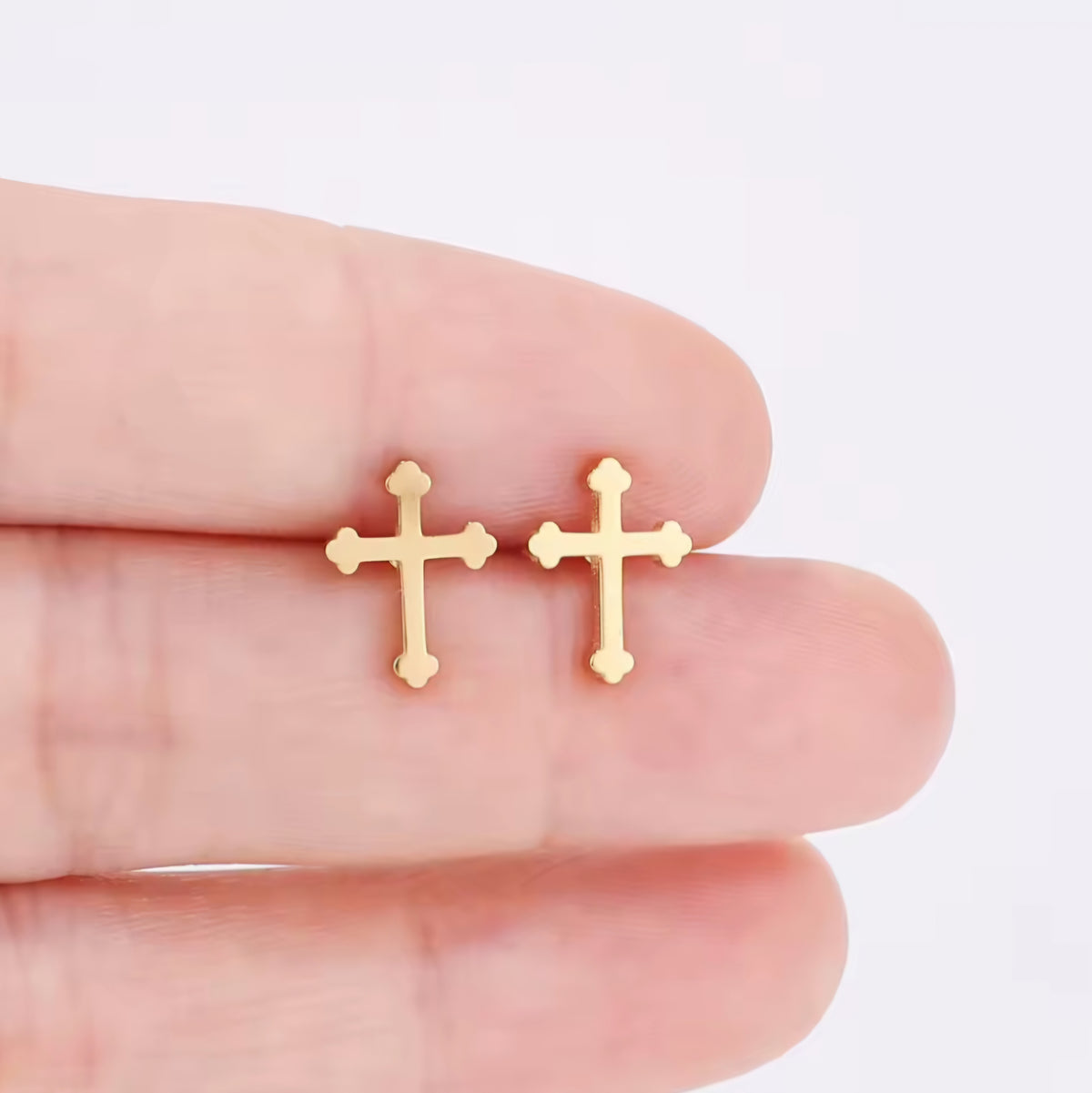 Orthodox Cross Earrings
