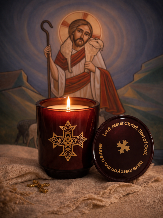 Orthodox Cross Scented Candle
